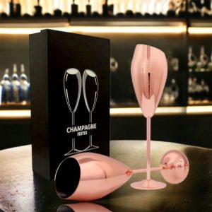 2 COPAS CHAMPAGNE COBRE 215 ML