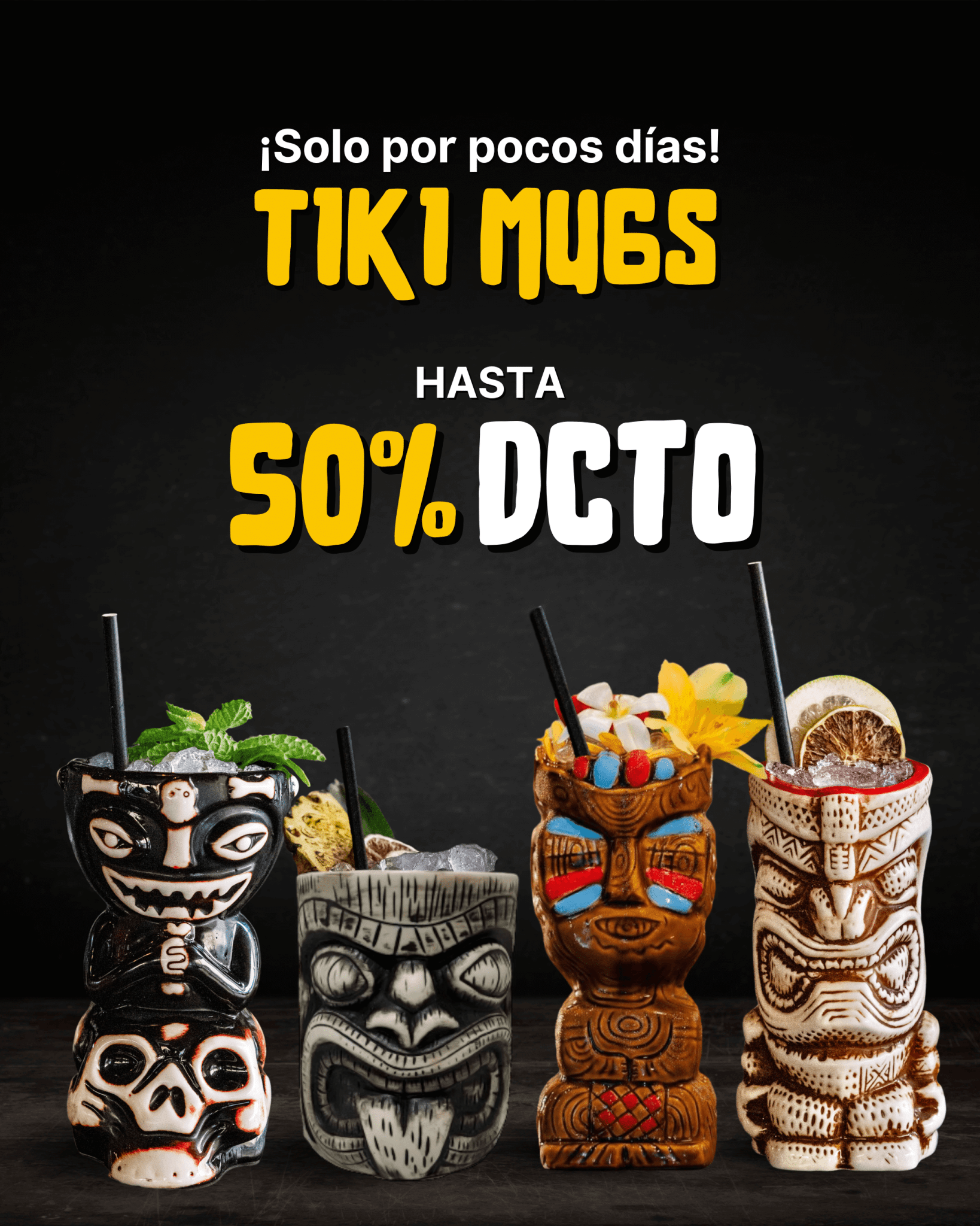 Banner Mobile Tiki Mugs