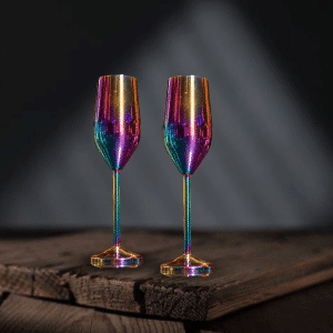SET DE 2 COPAS CHAMPAGNE FULL COLOR 220 ML